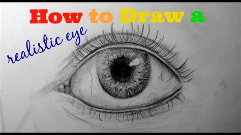 How To Draw A Simple And Quick Realistic Eye Youtube