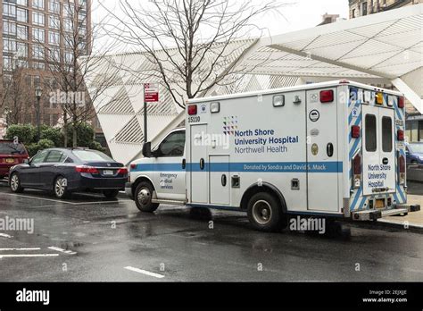 Medical Emergency Vehicle Parked Next To Lenox Health Medical Pavilion