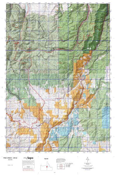 Oregon Unit 62 Topo Maps Hunting And Unit Maps Huntersdomain