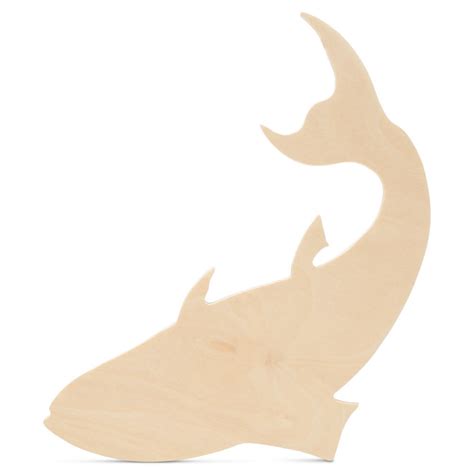 Wooden Fish Cutout 12” Summer Craft Woodpeckers Crafts