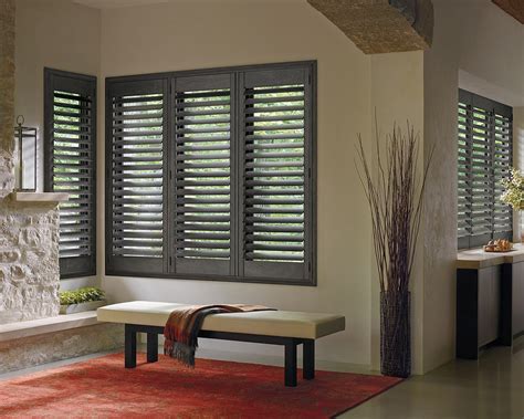 As the weather cools, a rustic. Hunter Douglas Plantation Shutters | California Window ...