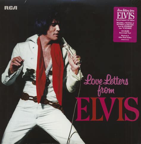 Elvis Presley Lp Love Letters From Elvis 2 Lp Limited Edition
