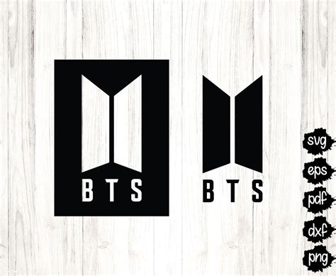 BTS Logo SVG Dxf Pdf Png Eps BTS Logo Bundle Svg Digital Etsy
