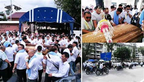 We found one dictionary with english definitions that includes the word shooting of ong teik kwong: Thousands bid farewell to slain 'dai lou' | Free Malaysia ...