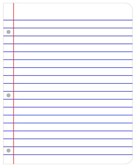 Printable Lined Paper Free