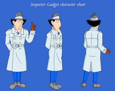 Inspector Gadget Model Sheet 2 By Bonjourmonami On Deviantart