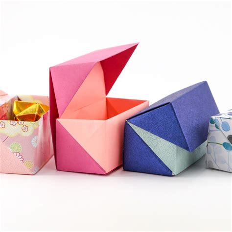 Tapered Origami Box Origami Plant Pot Tutorial Via Paperkawaii