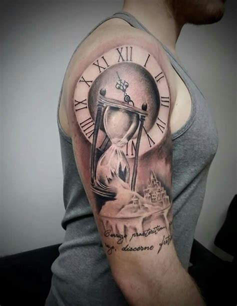Pin by on Tattoos Relojes Brújulas Clocks Compas Hourglass tattoo