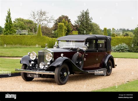 1933 Rolls Royce Phantom Ii Sedanca De Ville By Barker Stock Photo Alamy