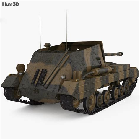 Archer Tank Destroyer 3d Model Military On Hum3d