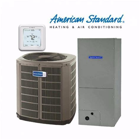 American Standard 3 Ton Silver 14 Seer With Electric Heat Tiger Air