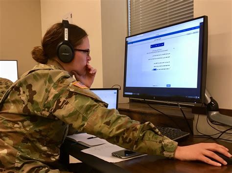 military intelligence battalion focuses on language training for emergency situations article