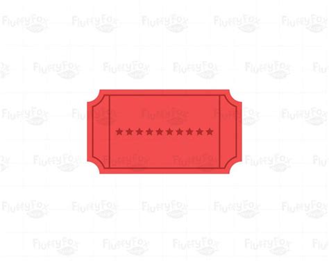 Blank Ticket Clipart Coupon Discount Reward Sale Voucher Etsy Uk