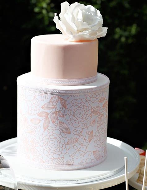 Sweet As A Peach Dessert Table Beautiful Cakes Wedding Cakes