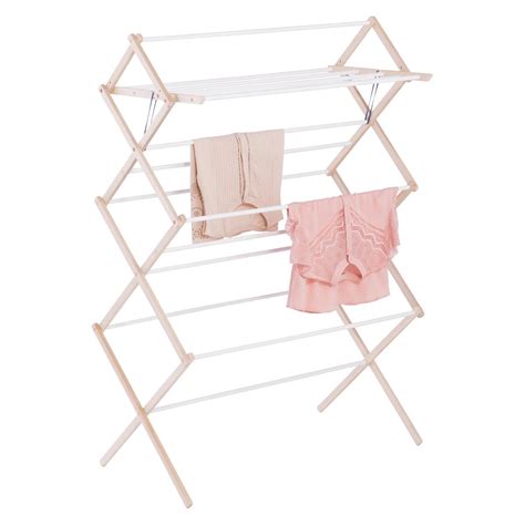 15 Dowel Wooden Clothes Drying Rack The Container Store