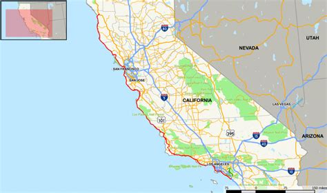 California State Route 1 Wikipedia Pismo Beach California Map
