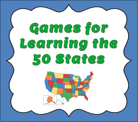 It also contains information about national landmarks, national monuments and national parks. Fun Games for Learning the 50 States | Social studies activities, 4th grade social studies ...