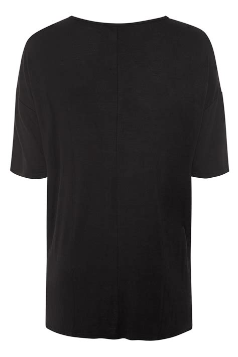 Black Oversized T Shirt Yours Clothing