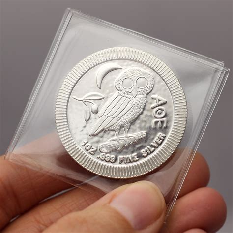 2020 Niue Silver Owl Of Athena Stackables 1oz 999 Silver Coin 100