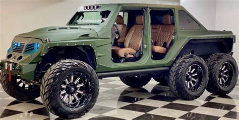 Jeep Gladiator 6x6 By Soflo Jeeps Stands Out From Other Six Wheelers