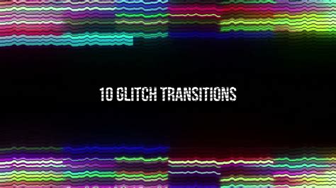 Glitch Transitions Stock Motion Graphics Motion Array