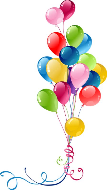 Mini ballon licorne magique gonflé. Ballons png, tube anniversaire . Balloons clipart, party