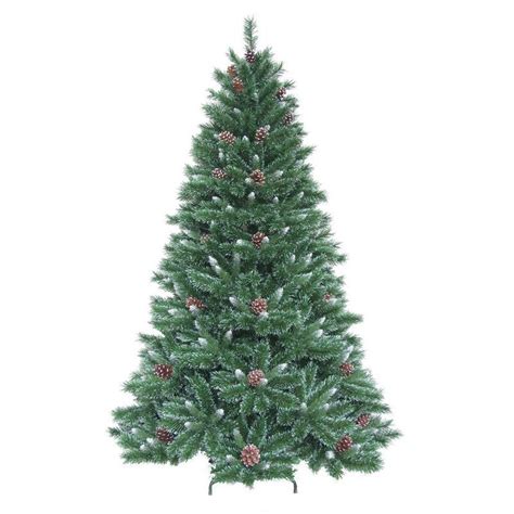 Festive 150cm 5 Foot Prelit Frosted Snow Queen Christmas Tree Warm