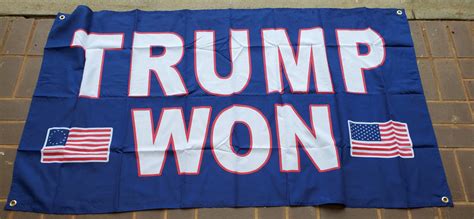 trump won betsy ross usa flags blue 3x5 feet 100d rough tex banner