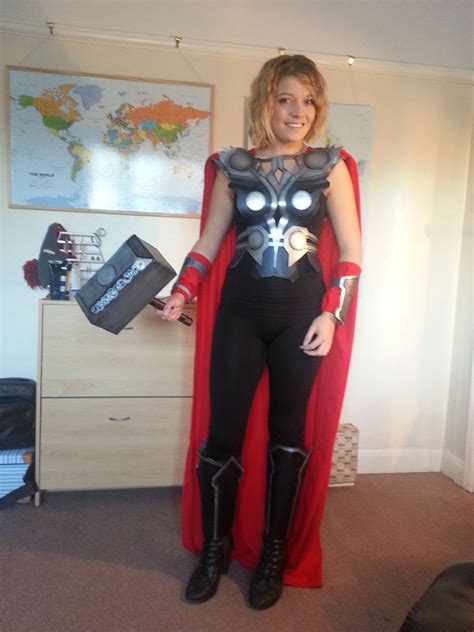 Femthor Cosplay Diy Halloween Costumes For Women Female Thor