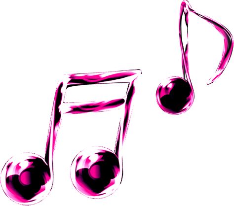 Music Notes Png In 2020 Music Notes Pink Music Free Clip Art
