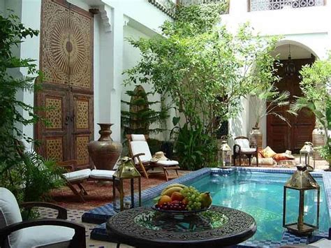 Moroccan Patios Courtyards Ideas Photos Decor And Inspirations