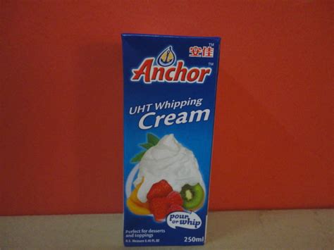 Anchor whipping cream is a uht product. Pandan Pusat Bekalan Bakeri: ANCHOR WHIPPING CREAM 250G