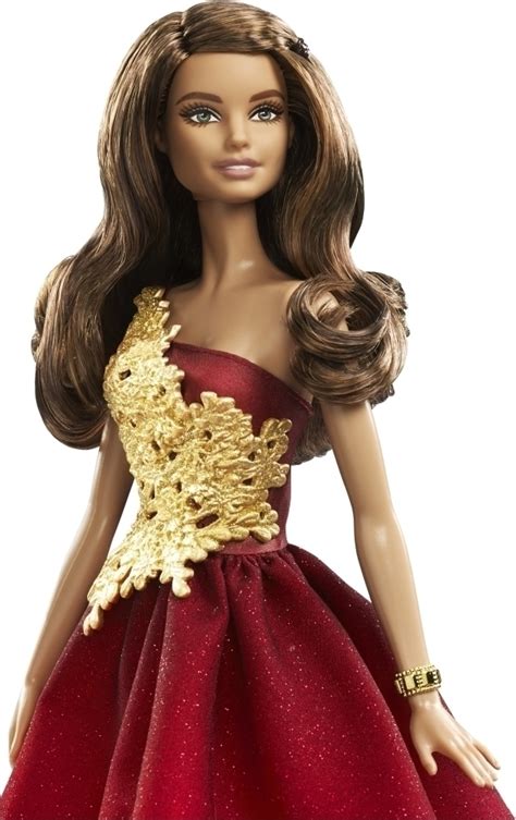 mattel barbie 2016 holiday doll red gown skroutz gr