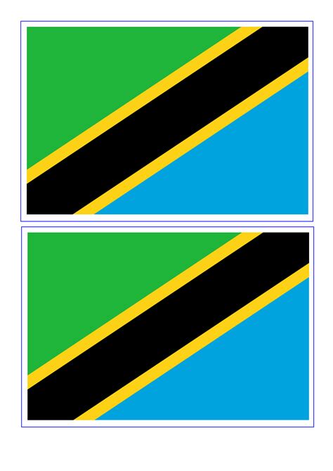 Tanzania Flag Templates At