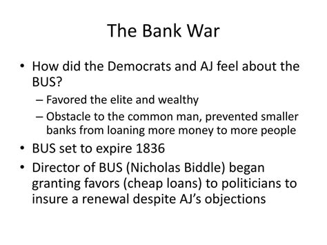 Ppt The Nullification Crisis And The Bank War Powerpoint Presentation