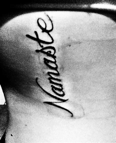 See more ideas about tattoos, cool tattoos, namaste tattoo. #Tattoo #Namaste | Tattoo quotes, Tattoos, Future tattoos