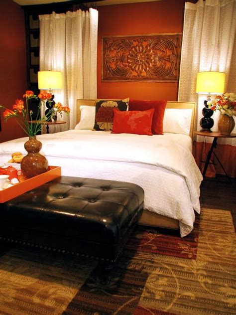Find orange decor and decorating ideas. 45 Beautiful Paint Color Ideas for Master Bedroom