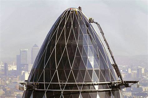 If foster + partners' newly occupied swiss re tower was any more revolutionary it would rotate. Swiss Re 'Gherkin' - Building Maintenance Solution