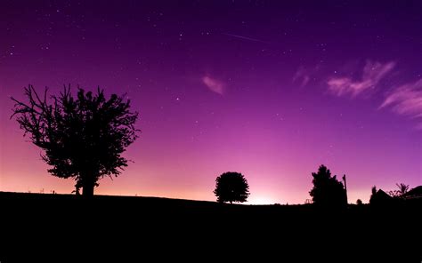 We'll get to red sky at night, sailors' delight; Purple Night Sky #6939144