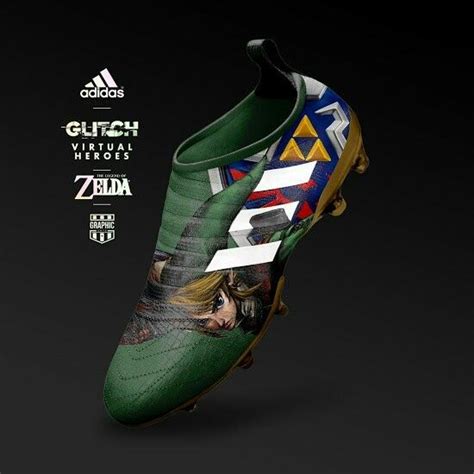 spectacular adidas glitch virtual heroes the legend of zelda futbolbotines soccer shoes