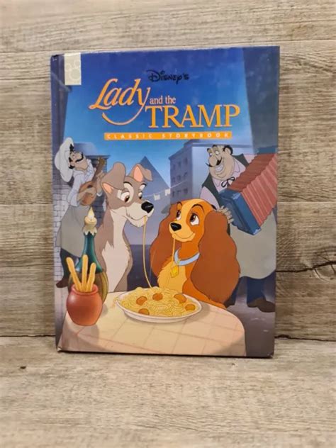 Vintage Walt Disneys Lady And The Tramp Classic Storybook 1997 Hc
