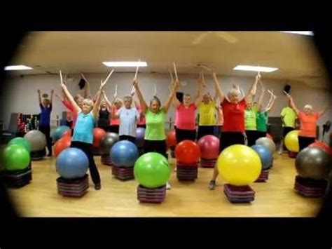 Now work on adding harmony. Could work for music/movement program! Ball Drumming YMCA - YouTube | Cardio drumming, Making ...