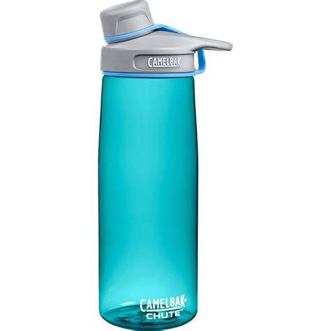 Fill reservoir 1/2 full with warm water and mild soap. CAMELBAK Chute Water Bottle (25 fl oz, Sea Glass) 53890 B&H