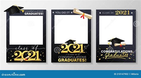 Photo Booth Template Graduation Photobooth Template Grad