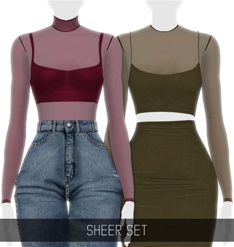 Sheer Set At Simpliciaty Sims 4 Updates