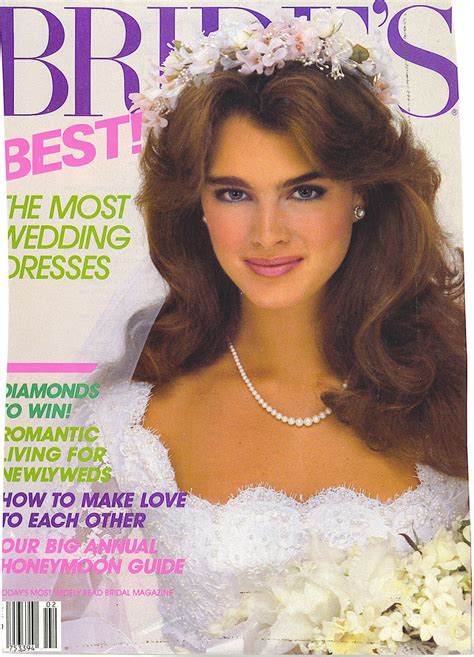 Pin By N Loren On 80s And 90s Bridal Wedding Fashion Brooke Shields