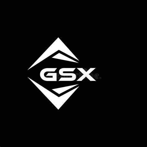 Gsx Abstract Technology Logo Design On Black Background Gsx Creative