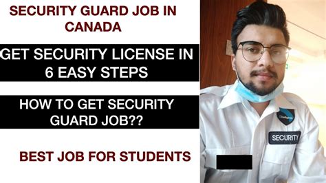 How To Get Security License In Canada Best Job For Students Prabh