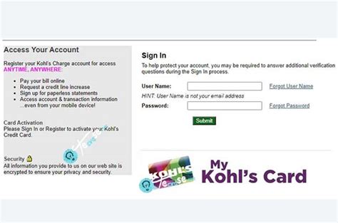 Coupon is valid for one transaction in store or online when you use your new kohl's card within 14 days of credit approval. Kohl's Credit Card Login - Manage your Kohl's Card Account ...