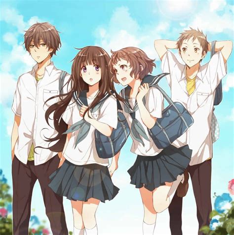 Oreki Chitanda Ibara And Satoshi ~hyouka Manga Anime Anime Anime